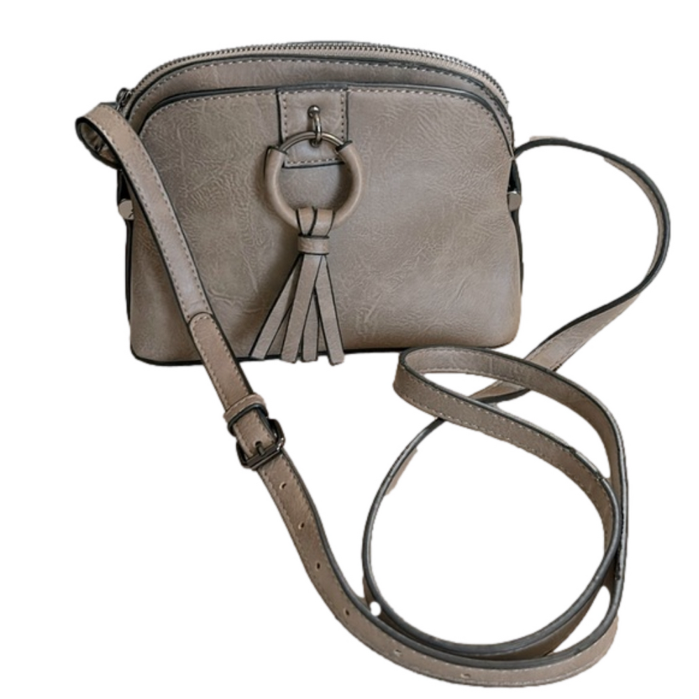 Sam&Hadley crossbody purse measures width 9” and top to bottom 6” . NWOT